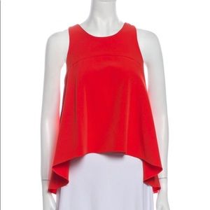 SALE! Milly | Red Trapeze Style Top